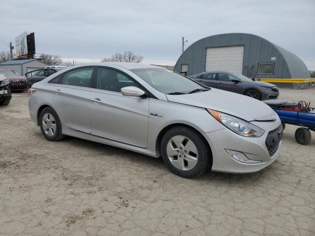 KMHEC4A47BA004853 - 2011 HYUNDAI SONATA HYBRID SILVER photo 4