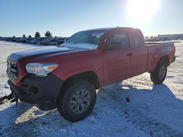 5TFSX5EN0HX054813 - 2017 TOYOTA TACOMA ACCESS CAB RED photo 1