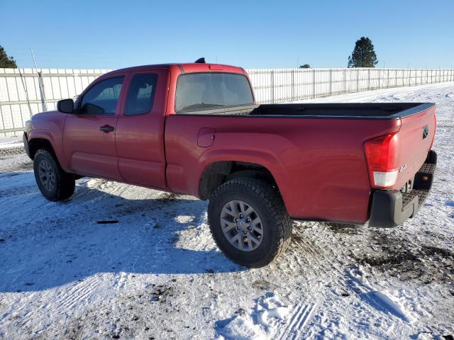 5TFSX5EN0HX054813 - 2017 TOYOTA TACOMA ACCESS CAB RED photo 2