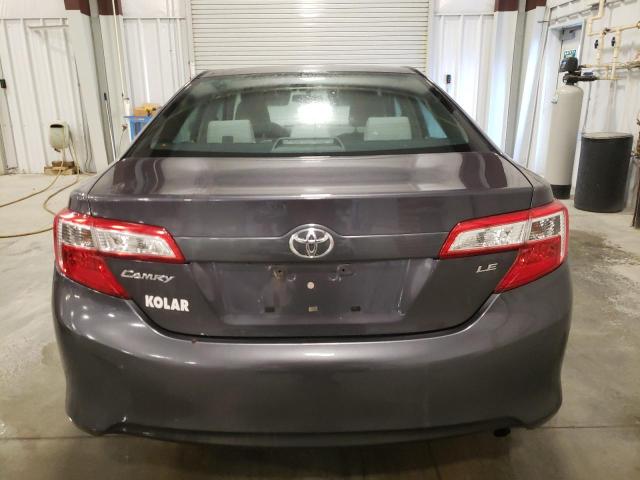 4T4BF1FK2CR223449 - 2012 TOYOTA CAMRY BASE GRAY photo 6