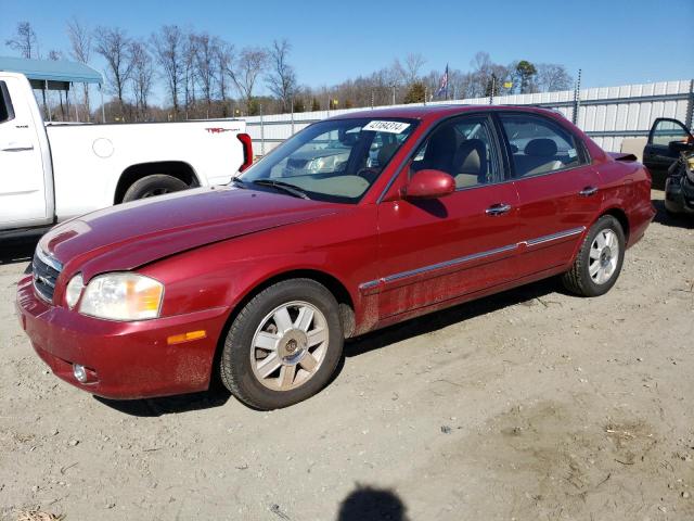 KNAGD126145327412 - 2004 KIA OPTIMA LX RED photo 1