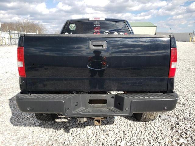 1FTPW14565FA88565 - 2005 FORD F150 SUPERCREW BLACK photo 6