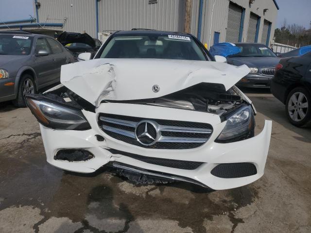 WDDWF4JBXJR414714 - 2018 MERCEDES-BENZ C 300 WHITE photo 5