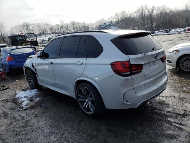 5YMKT6C5XG0R77898 - 2016 BMW X5 M WHITE photo 2