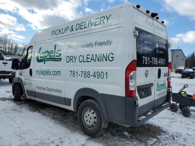 3C6TRVCG0HE547076 - 2017 RAM PROMASTER 2500 HIGH WHITE photo 2