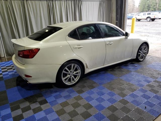 JTHBK262X65014263 - 2006 LEXUS IS 250 WHITE photo 3