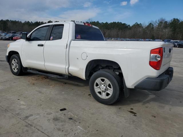 5TFRU5F19EX031514 - 2014 TOYOTA TUNDRA DOUBLE CAB SR/SR5 WHITE photo 2