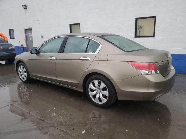 1HGCP36808A013698 - 2008 HONDA ACCORD EXL TAN photo 2