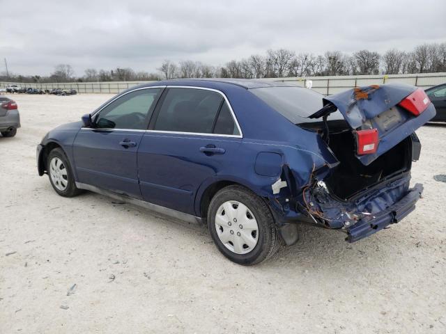 1HGCM56415A004487 - 2005 HONDA ACCORD LX BLUE photo 2