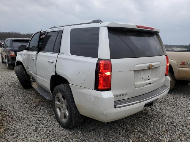 1GNSKCKC0GR368672 - 2016 CHEVROLET TAHOE K1500 LTZ WHITE photo 2