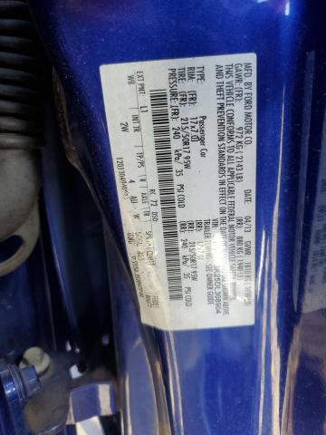 1FADP3K25DL308904 - 2013 FORD FOCUS SE BLUE photo 12