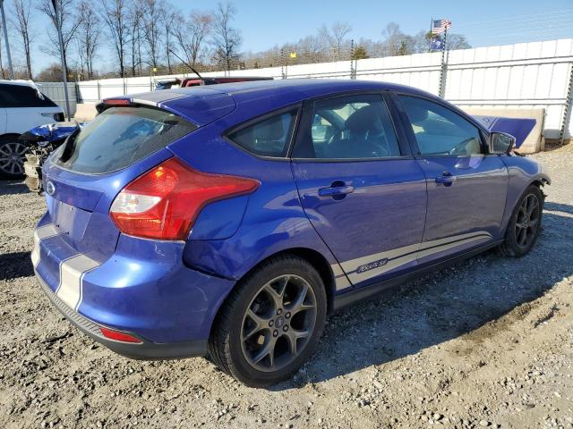 1FADP3K25DL308904 - 2013 FORD FOCUS SE BLUE photo 3