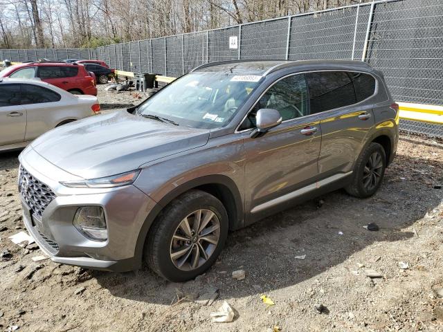 5NMS53AD8KH005611 - 2019 HYUNDAI SANTA FE LIMITED GRAY photo 1