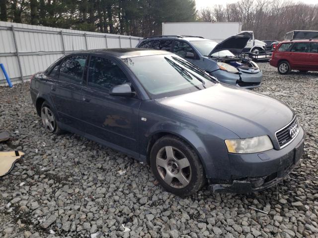 WAULC68E83A202815 - 2003 AUDI A4 1.8T QUATTRO BLUE photo 4