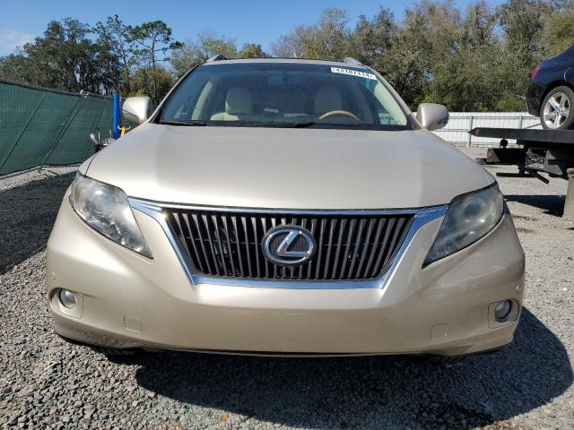 2T2ZK1BA7CC072607 - 2012 LEXUS RX 350 BEIGE photo 5