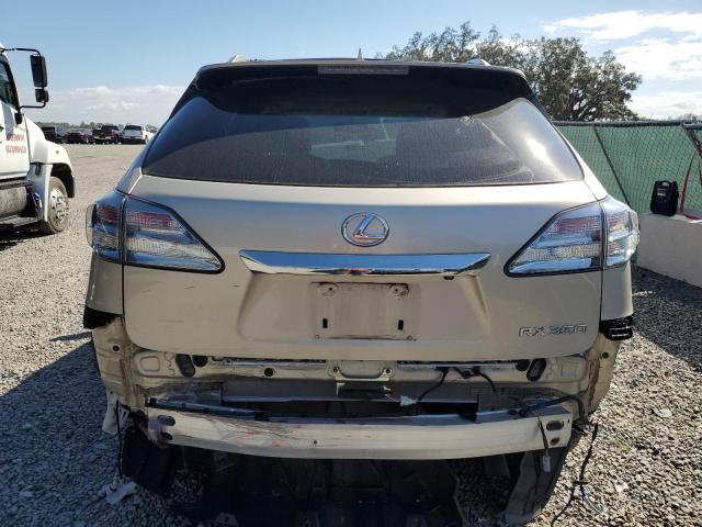 2T2ZK1BA7CC072607 - 2012 LEXUS RX 350 BEIGE photo 6