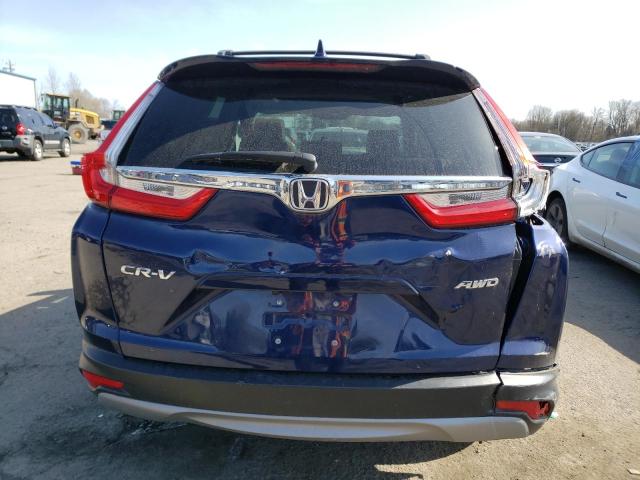 7FARW2H85KE051305 - 2019 HONDA CR-V EXL BLUE photo 6