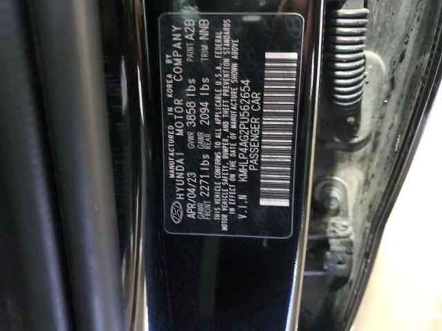 KMHLP4AG2PU562654 - 2023 HYUNDAI ELANTRA LIMITED BLACK photo 12