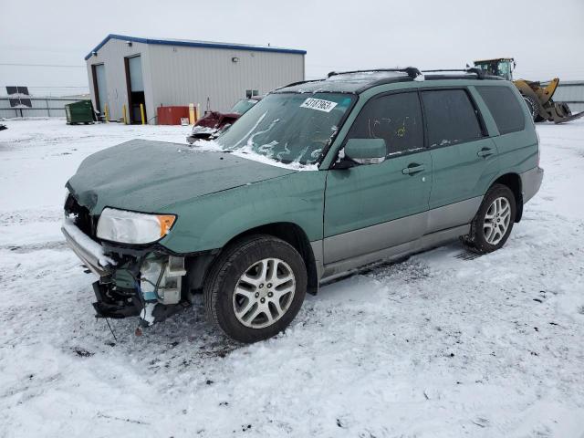 JF1SG67696H737828 - 2006 SUBARU FORESTER 2.5X LL BEAN GREEN photo 1