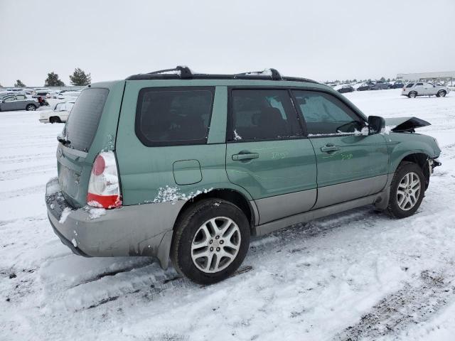 JF1SG67696H737828 - 2006 SUBARU FORESTER 2.5X LL BEAN GREEN photo 3