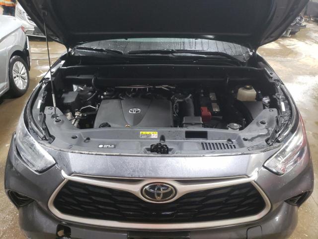 5TDGZRBH1NS185613 - 2022 TOYOTA HIGHLANDER XLE Մոխրագույն լուսանկար 11