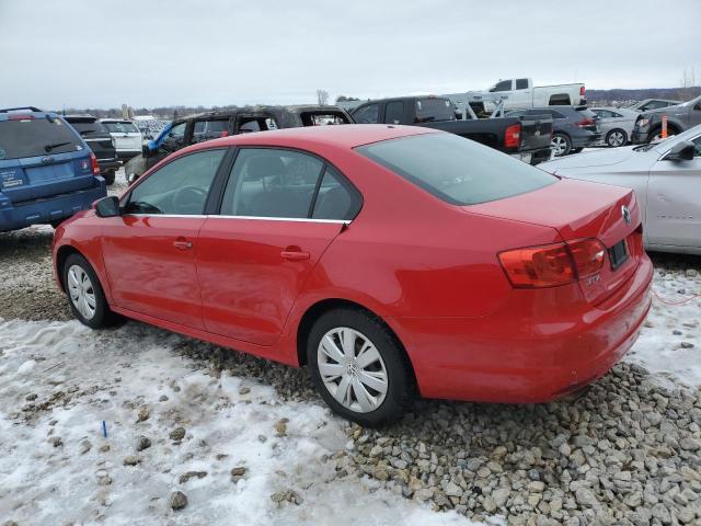 3VWDP7AJ0DM382964 - 2013 VOLKSWAGEN JETTA SE RED photo 2