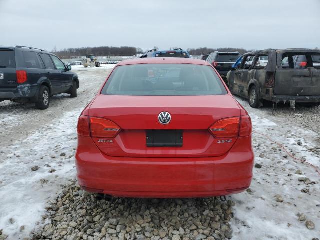 3VWDP7AJ0DM382964 - 2013 VOLKSWAGEN JETTA SE RED photo 6