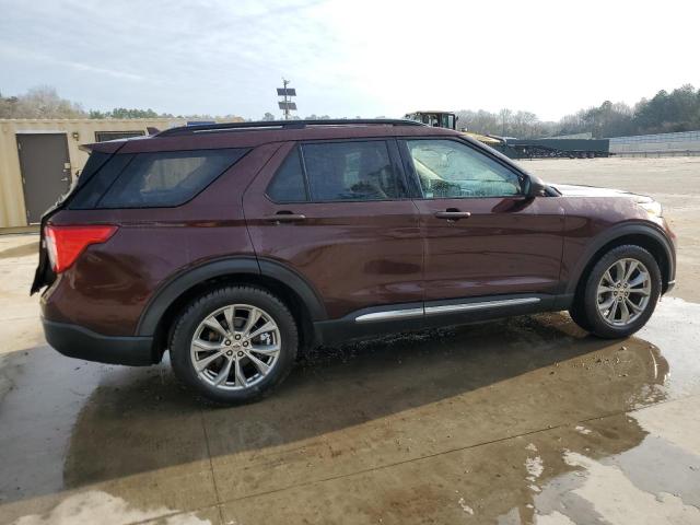 1FMSK7DH1LGA33690 - 2020 FORD EXPLORER XLT BROWN photo 3