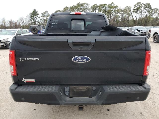 1FTEW1CG8HKE49090 - 2017 FORD F150 SUPERCREW BLACK photo 6