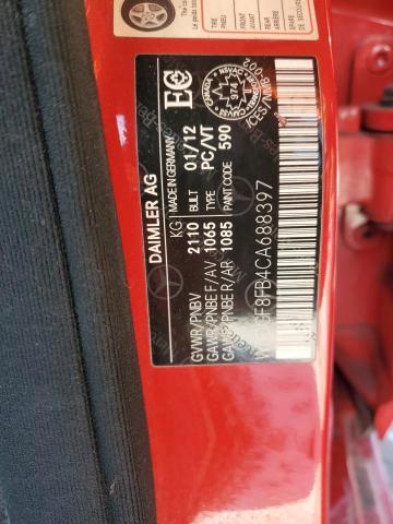 WDDGF8FB4CA688397 - 2012 MERCEDES-BENZ C 250 4MATIC RED photo 12