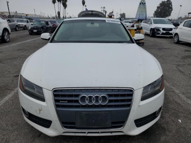 WAULFAFR3CA033688 - 2012 AUDI A5 PREMIUM PLUS WHITE photo 5