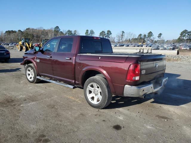 1C6RD7PT2CS147120 - 2012 DODGE RAM 1500 LONGHORN BURGUNDY photo 2