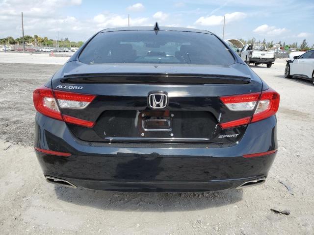 1HGCV1F37NA076596 - 2022 HONDA ACCORD SPORT BLACK photo 6