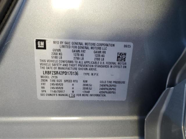 LRBFZSR42PD170136 - 2023 BUICK ENVISION AVENIR SILVER photo 13