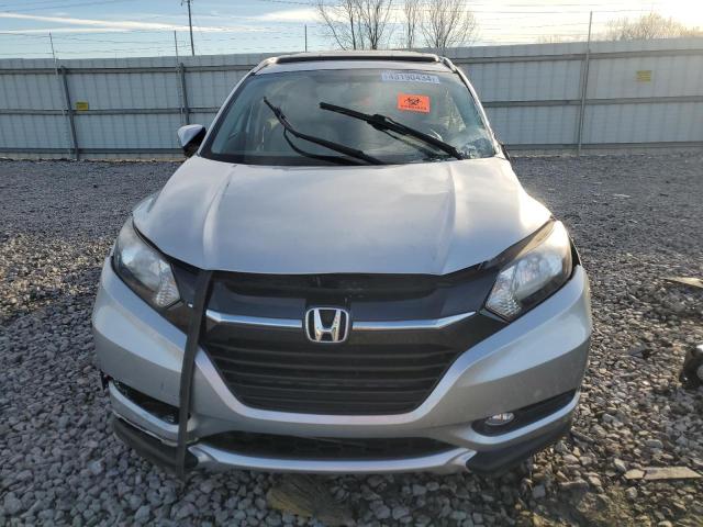 3CZRU6H73GM727716 - 2016 HONDA HR-V EXL SILVER photo 5