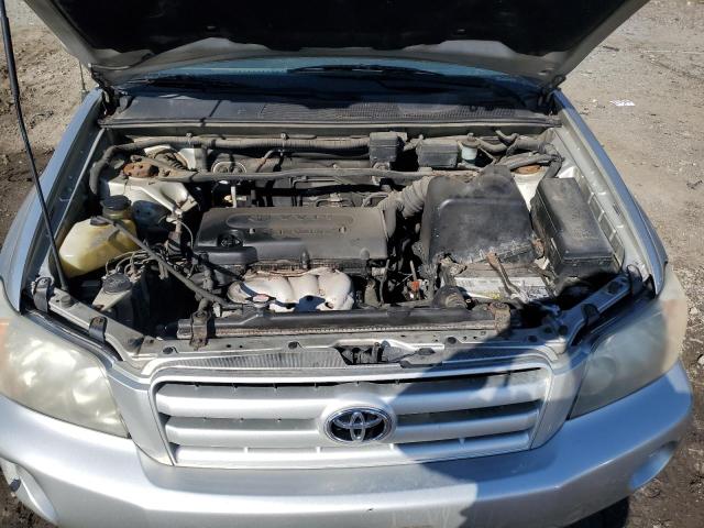 JTEHD21A670049025 - 2007 TOYOTA HIGHLANDER SILVER photo 11