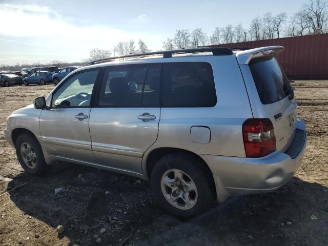 JTEHD21A670049025 - 2007 TOYOTA HIGHLANDER SILVER photo 2