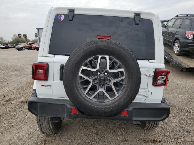 1C4PJXEN8RW120731 - 2024 JEEP WRANGLER SAHARA WHITE photo 6