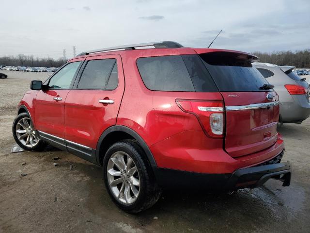 1FMHK7F83CGA59196 - 2012 FORD EXPLORER LIMITED RED photo 2