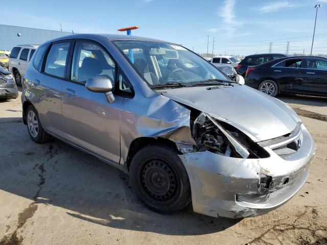 JHMGD37487S048288 - 2007 HONDA FIT SILVER photo 4