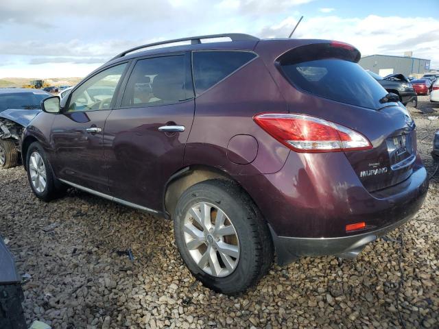 JN8AZ1MW0EW500490 - 2014 NISSAN MURANO S BURGUNDY photo 2