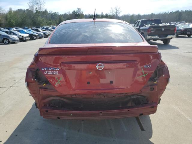 3N1CN7AP2JL812054 - 2018 NISSAN VERSA S RED photo 6