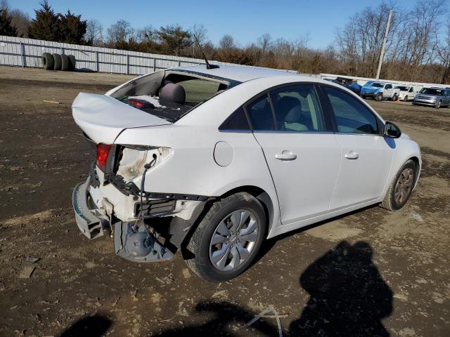 1G1PC5SH2C7240810 - 2012 CHEVROLET CRUZE LS WHITE photo 3