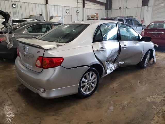 2T1BU4EE4AC334290 - 2010 TOYOTA COROLLA BASE SILVER photo 3