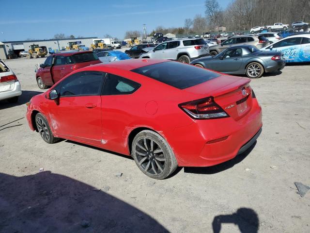 2HGFG3B04FH507591 - 2015 HONDA CIVIC EXL წითელი ფოტო 2