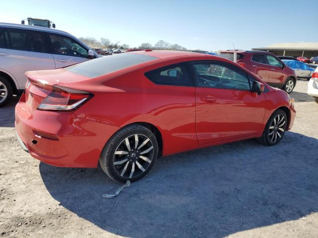 2HGFG3B04FH507591 - 2015 HONDA CIVIC EXL RED photo 3