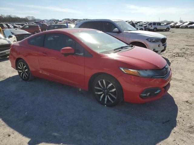 2HGFG3B04FH507591 - 2015 HONDA CIVIC EXL RED photo 4