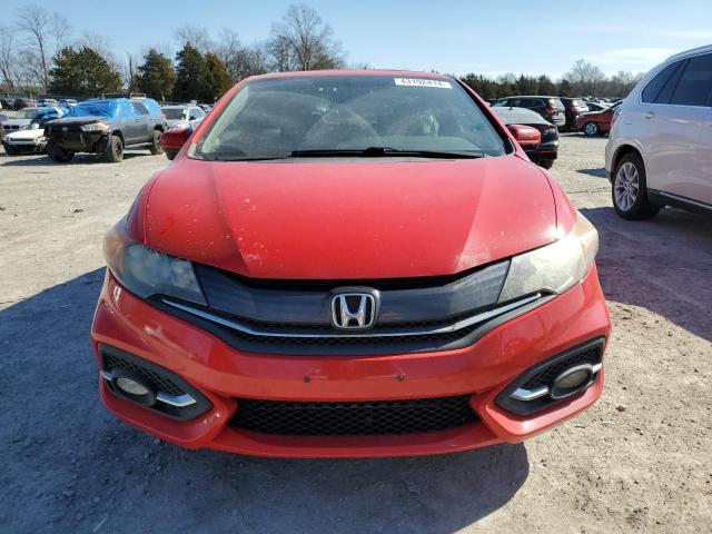 2HGFG3B04FH507591 - 2015 HONDA CIVIC EXL RED photo 5