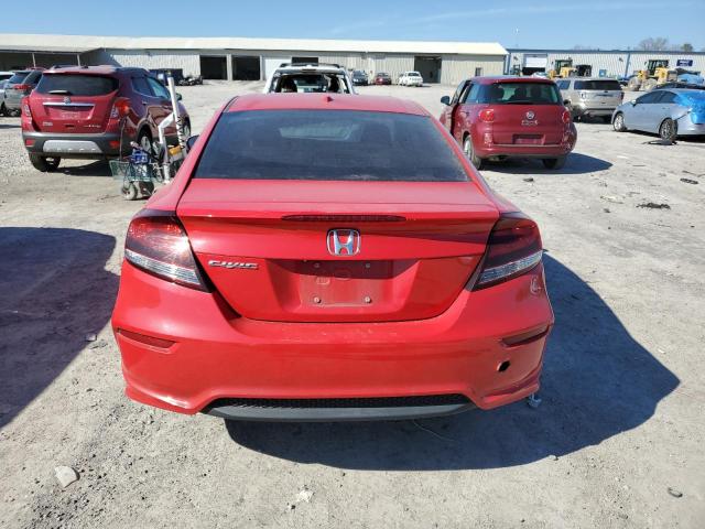 2HGFG3B04FH507591 - 2015 HONDA CIVIC EXL RED photo 6