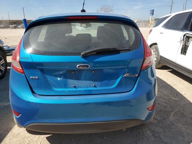 3FADP4FJ9CM102537 - 2012 FORD FIESTA SES BLUE photo 6